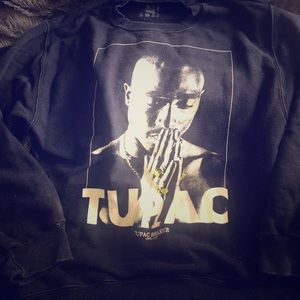 Tupac crew neck sweater